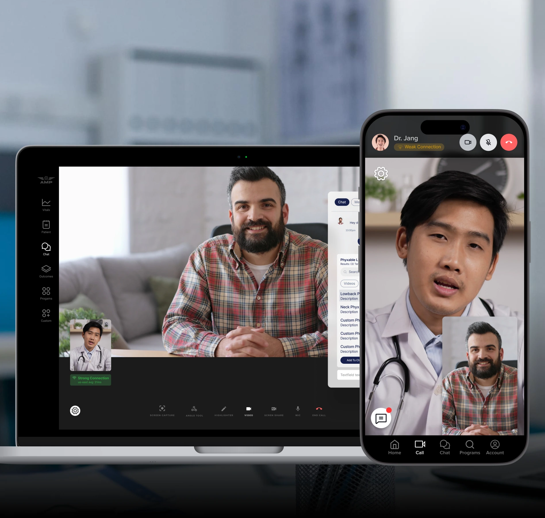 Advanced Medical Pods — product and identity application