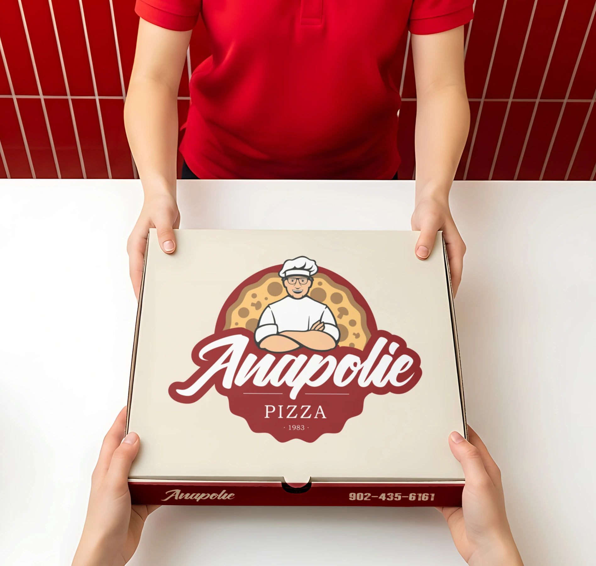 Anapolie Pizza — brand application