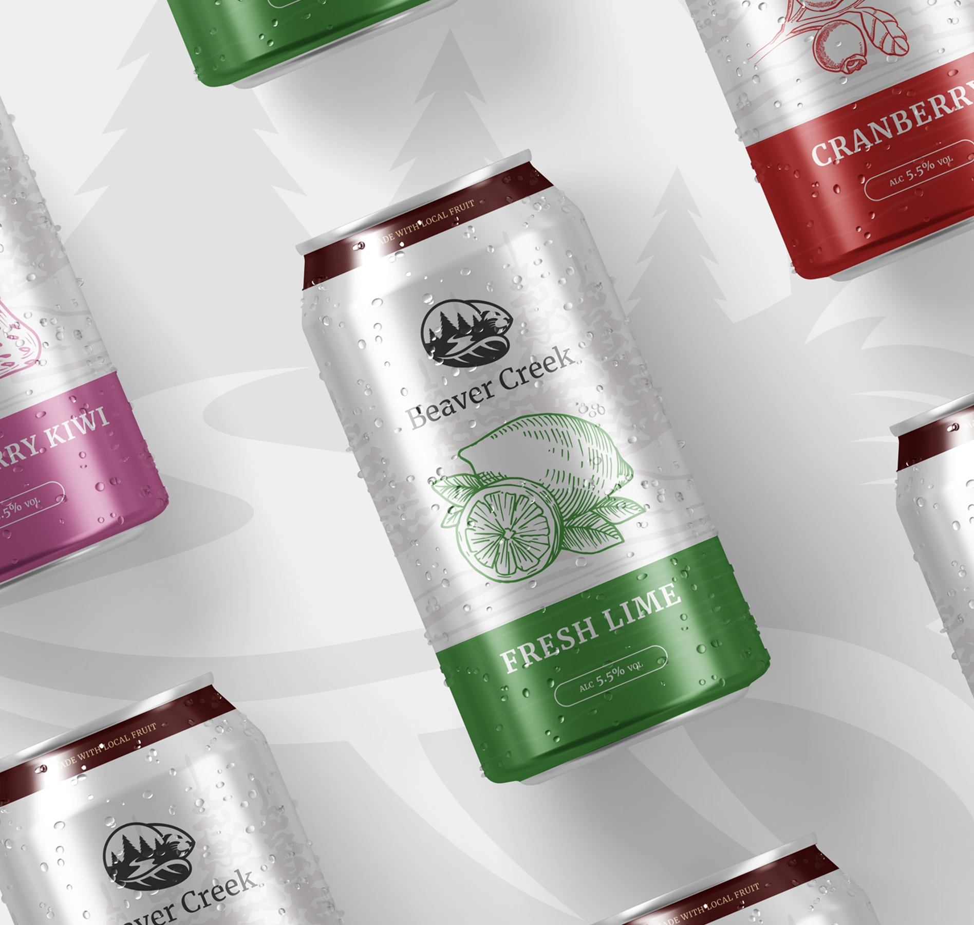 Beaver Creek Vineyard — product and identity application