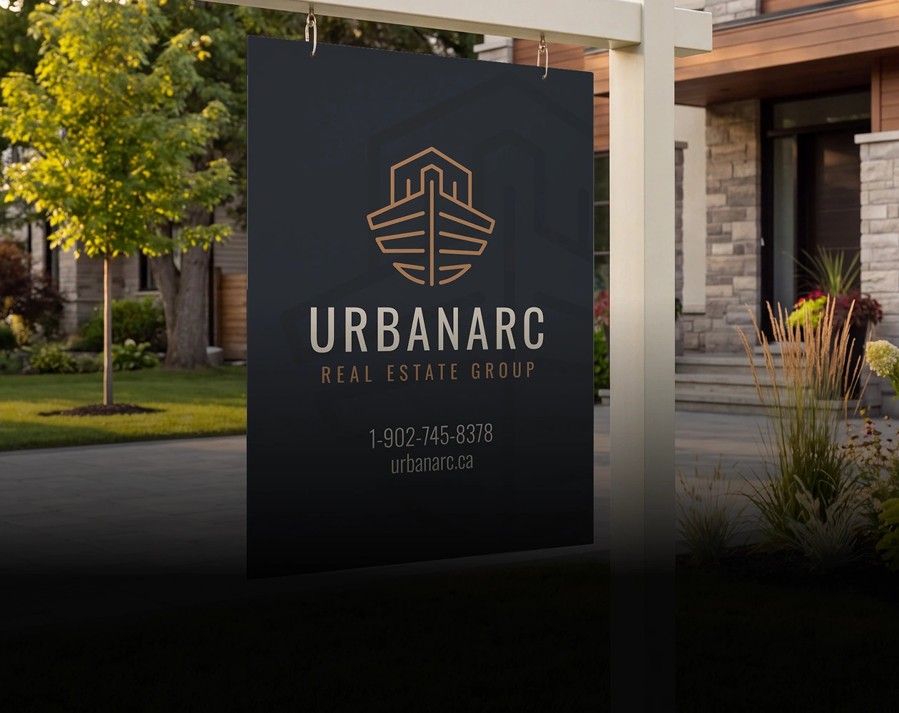 Urbanarc Real Estate Group. Branding + Marketing. Brand Strategy, Logo & Visual Identity, Growth Strategy.